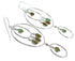 Authentic Sterling Silver Turquoise Hook Dangle Earrings RX56749